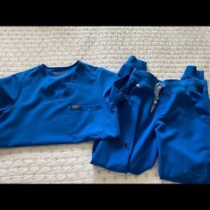 Royal Blue Figs Scrubs